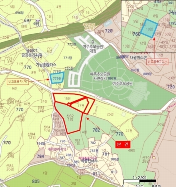 2024타경2031 경기도 여주시 가남읍 본두리 770-15 임야 경매 이미지