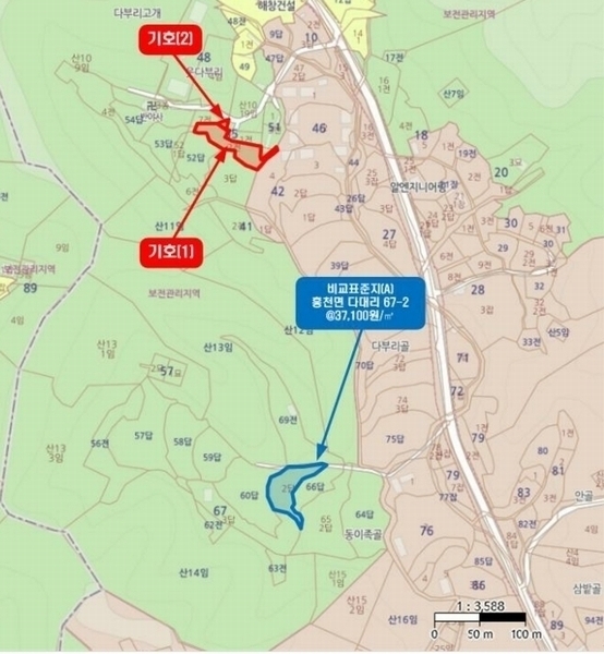 2024타경4310 경기도 여주시 흥천면 다대리 55-2 농지 경매 이미지
