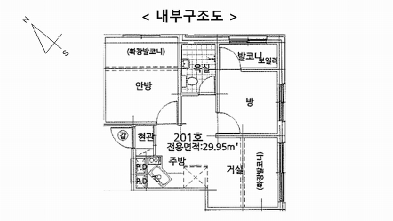 2025타경10983 서울특별시 금천구 독산로50가길 64, 한백아트7차 2층 201호 다세대(빌라)[공급10평형] 경매 이미지