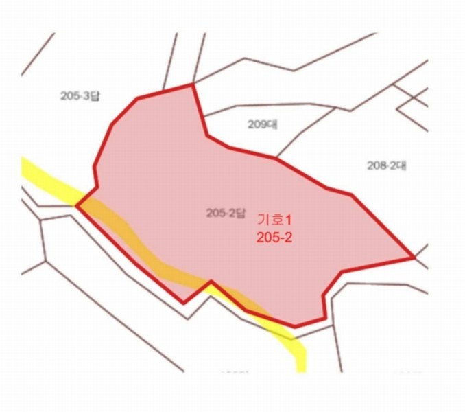 2024타경36072 경기도 양평군 양서면 청계리 205-2 농지 경매 이미지