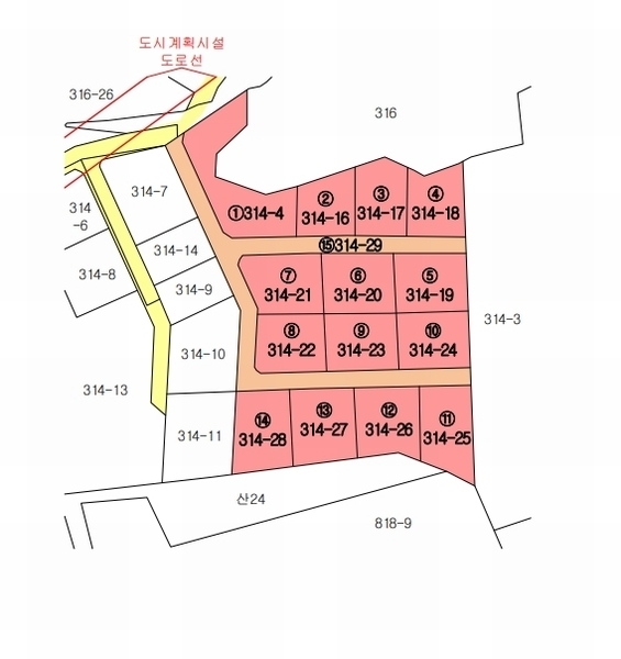 2024타경219 경기도 이천시 증일동 314-4 임야 경매 이미지