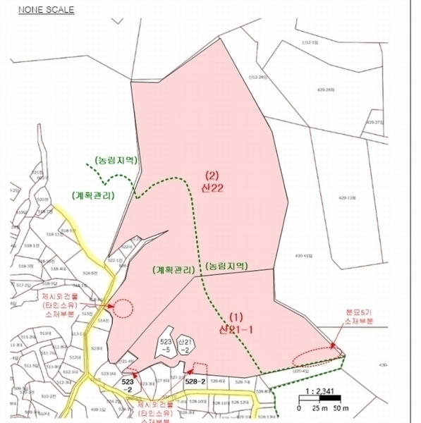 2024타경820 경기도 여주시 점봉동 산21-1 임야 경매 이미지
