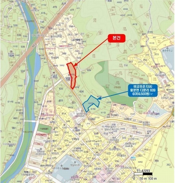 2024타경37181 경기도 양평군 용문면 다문리 603 농지 경매 이미지