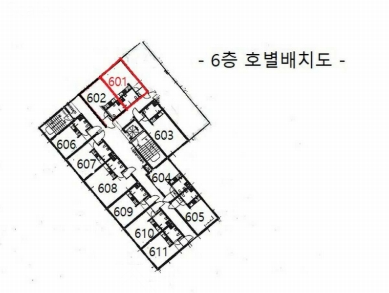2024타경349 경기도 이천시 중리천로113번길 13-11, 네오빌오피스텔 6층 601호 오피스텔[계약12평형] 경매 이미지
