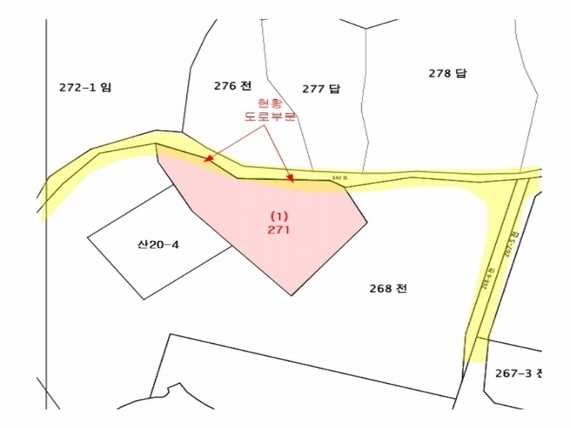 2024타경3808 경기도 평택시 팽성읍 신대리 271 대지 경매 이미지