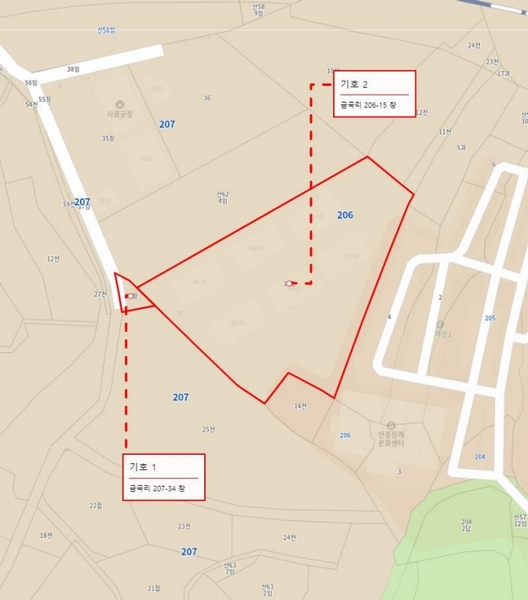 2024타경55731 경기도 평택시 안중읍 금곡리 207-34 창고 경매 이미지