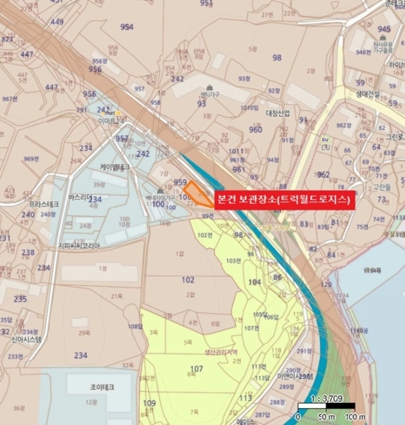 2024타경56253 경기도 평택시 청북읍 고렴리 959-17, 트럭월드로지스 기중기 경매 이미지