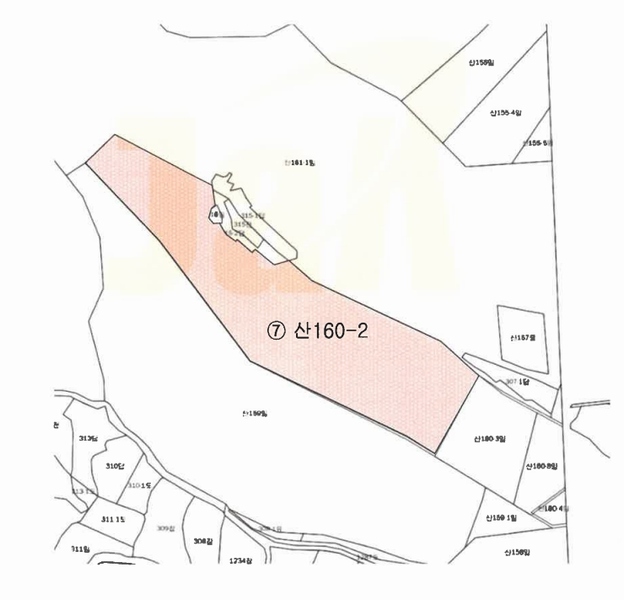 2025타경520 경상남도 하동군 금남면 진정리 산160-2 임야 경매 이미지