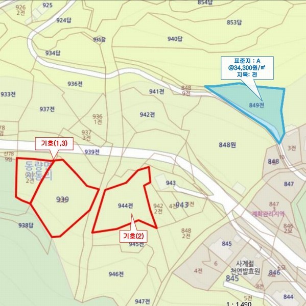 2025타경737 충청북도 충주시 동량면 지동리 937-2 농지 경매 이미지