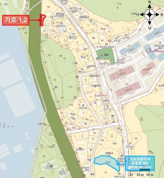 2025타경41579 경기도 평택시 칠원동 74-3 임야 경매 이미지