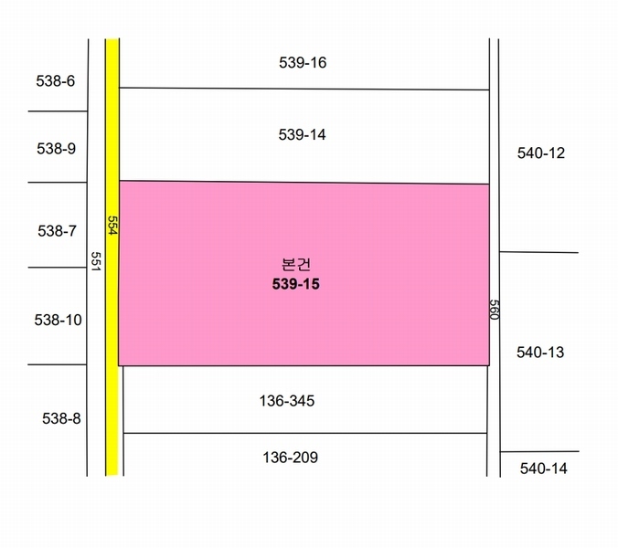 2024타경3655 경기도 평택시 오성면 창내리 539-15 농지 경매 이미지