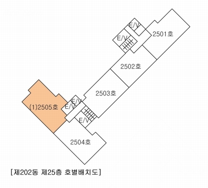 2024타경55151 경기도 평택시 고덕국제대로 77, 힐스테이트고덕센트럴 202동 25층 2505호 아파트 경매 이미지