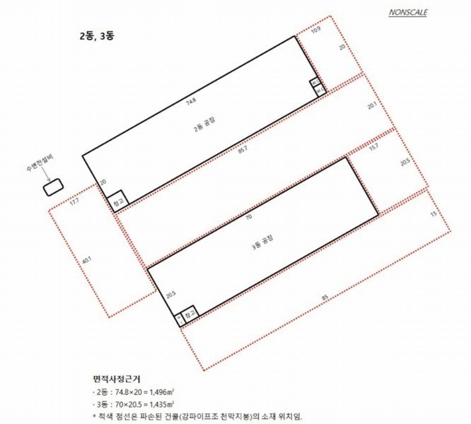 2024타경55328 경기도 평택시 청북읍 청북산단로 47-8, 1동외2개동 공장 경매 이미지