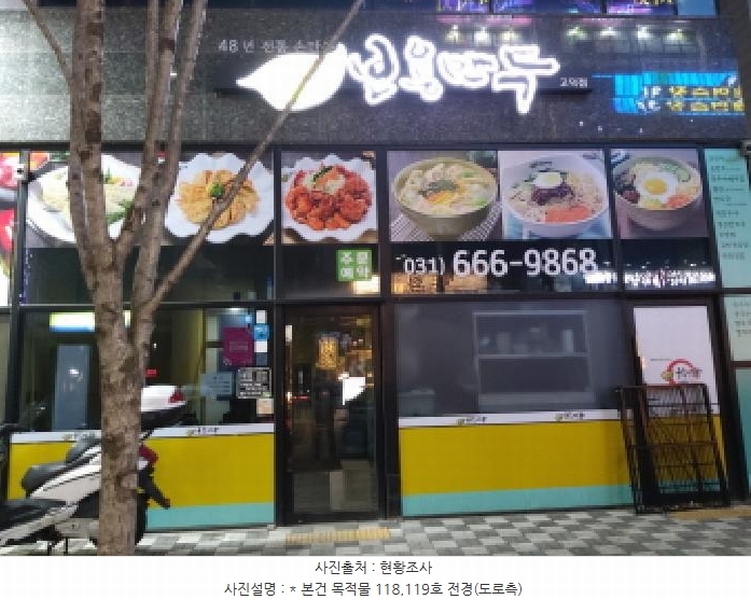 2025타경41374 경기도 평택시 고덕여염로 30, 고덕씨엠타워 1층 118호외1개호 근린상가 경매 이미지