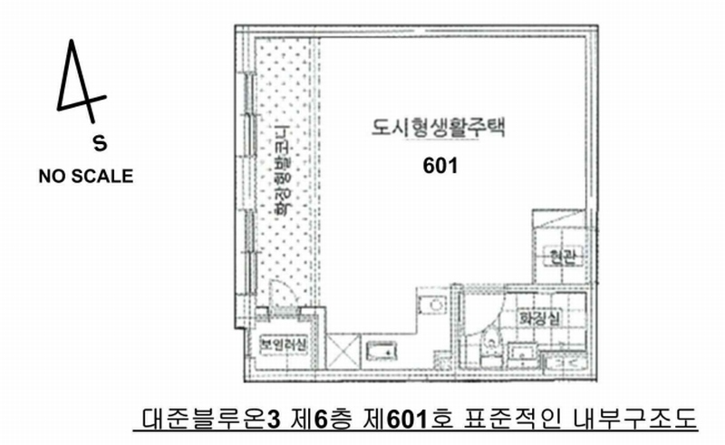 2025타경41599 경기도 평택시 탄현로 267-4, 대준블루온3 6층 601호 아파트[공급13평형] 경매 이미지