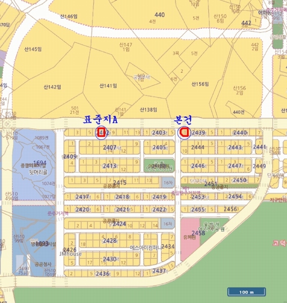 2025타경41774 경기도 평택시 고덕동 2439-1 대지 경매 이미지
