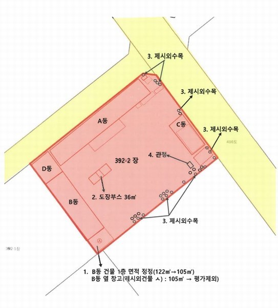 2023타경345 경기도 평택시 팽성읍 추팔리 392-2 공장 경매 이미지