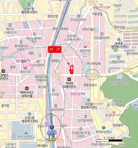2024타경5453 경기도 평택시 지산동 768-3 아파트형공장 경매 이미지
