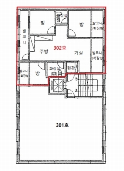 2024타경42292 경기도 평택시 목천로 77-7, 뉴에이치빌 비동 3층 302호 다세대(빌라)[공급22평형] 경매 이미지