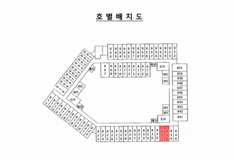 2024타경56673 경기도 평택시 고덕면 도시지원1길 116, 지1지식산업센터 8층 838호 아파트형공장 경매 이미지