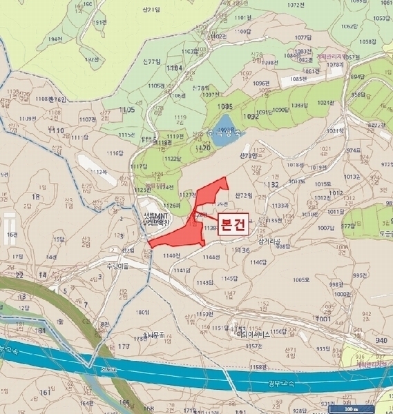 2025타경65 충청북도 옥천군 동이면 지양리 산72-1 임야 경매 이미지