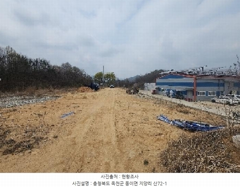 2025타경65 충청북도 옥천군 동이면 지양리 산72-1 임야 경매 이미지