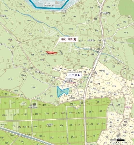2024타경57027 경기도 안성시 서운면 신능리 산64-2 임야 경매 이미지