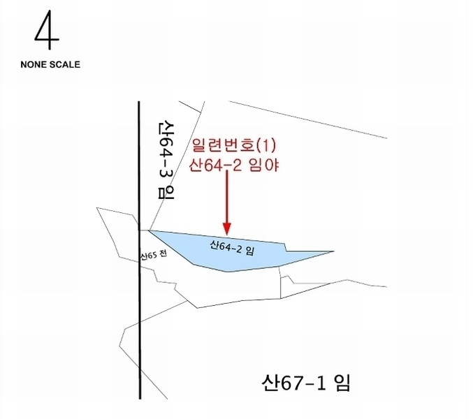 2024타경57027 경기도 안성시 서운면 신능리 산64-2 임야 경매 이미지