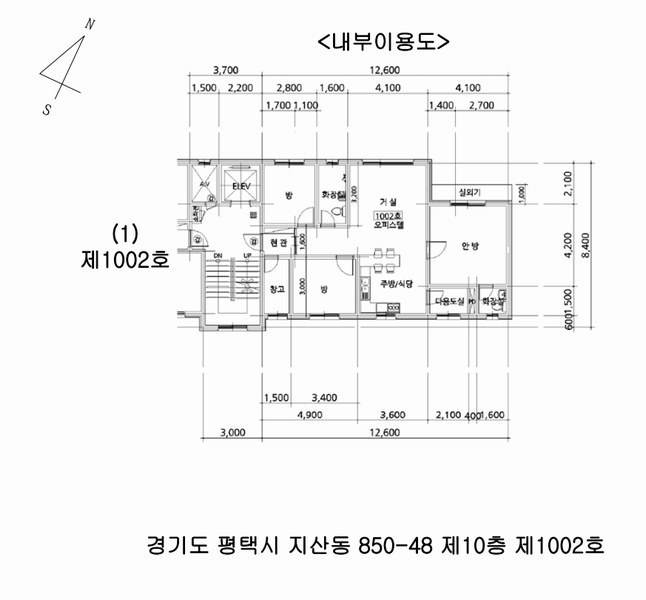 2025타경41267 경기도 평택시 송탄2로65번길 13, 구분건물 10층 1002호 오피스텔 경매 이미지