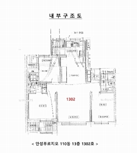 2025타경42129 경기도 안성시 비봉로 37, 안성푸르지오 110동 13층 1302호 아파트[공급25평형] 경매 이미지