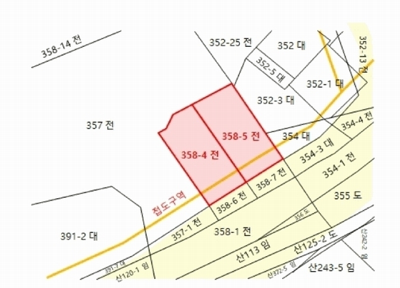2025타경42218 경기도 평택시 안중읍 성해리 358-4 농지 경매 이미지