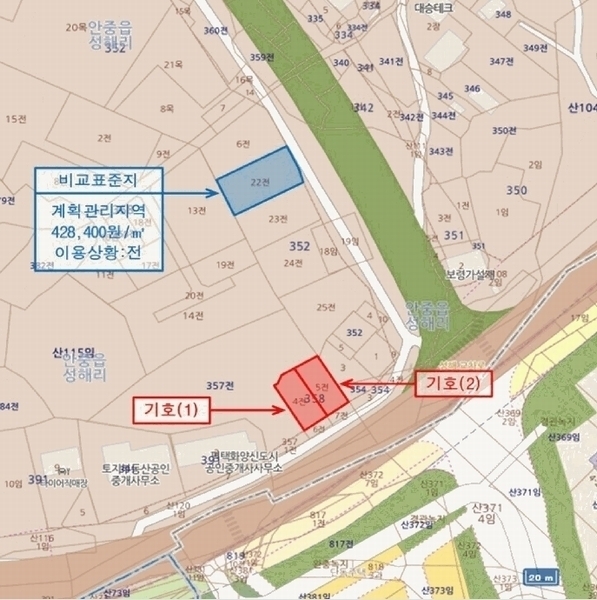 2025타경42218 경기도 평택시 안중읍 성해리 358-4 농지 경매 이미지