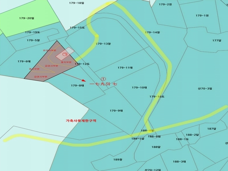 2024타경1796 경기도 평택시 청북읍 후사리 179-7 대지 경매 이미지