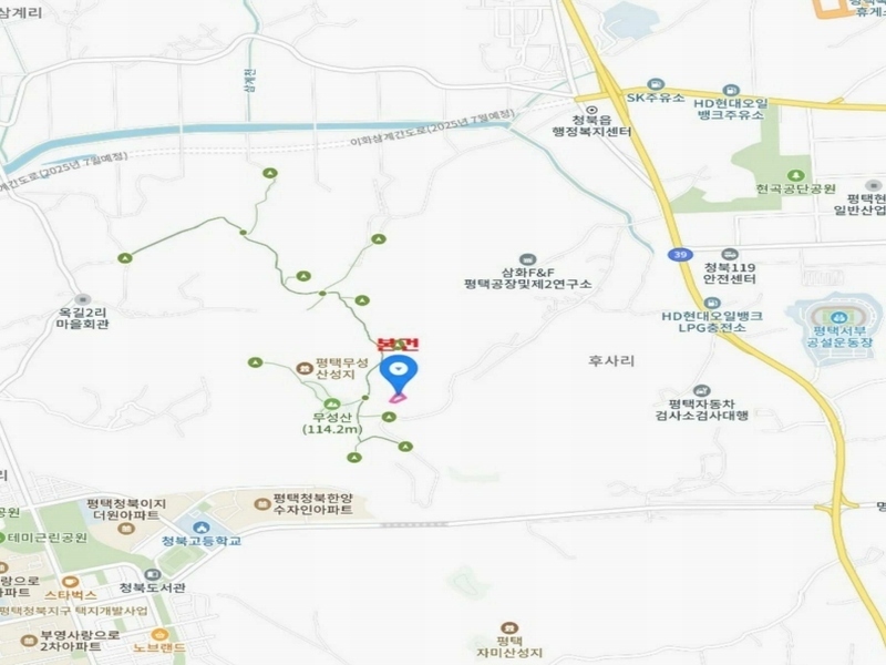 2024타경1796 경기도 평택시 청북읍 후사리 179-7 대지 경매 이미지