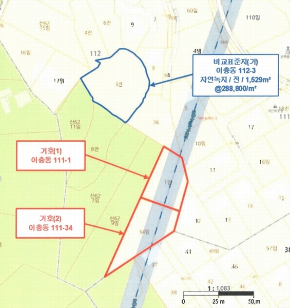 2024타경3143 경기도 평택시 이충동 111-1 임야 경매 이미지