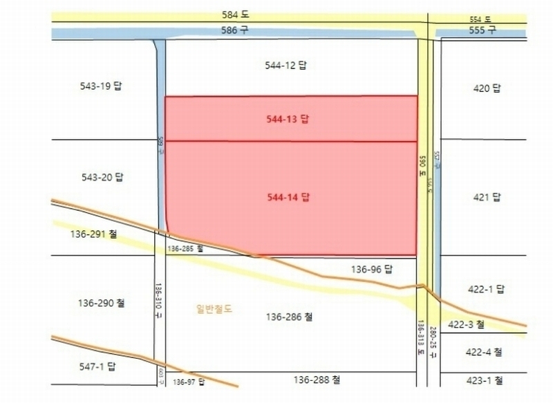 2024타경3266 경기도 평택시 오성면 창내리 544-13 농지 경매 이미지