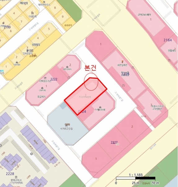 2024타경3624 경기도 평택시 고덕여염7길 5, 센텀프라자 2층 203호 근린상가 경매 이미지