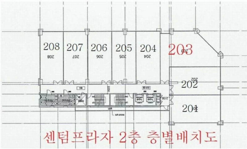 2024타경3624 경기도 평택시 고덕여염7길 5, 센텀프라자 2층 203호 근린상가 경매 이미지