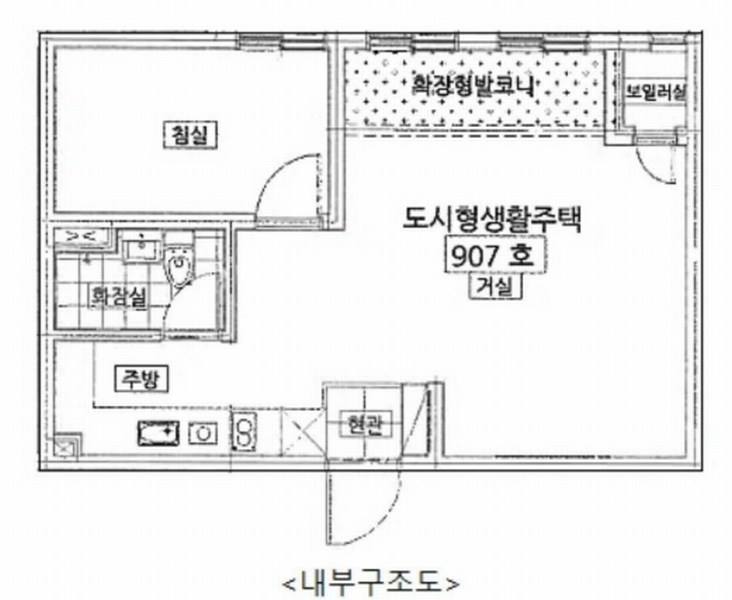 2024타경46232 경기도 평택시 탄현로 267-4, 대준블루온3 9층 907호 아파트[공급19평형] 경매 이미지