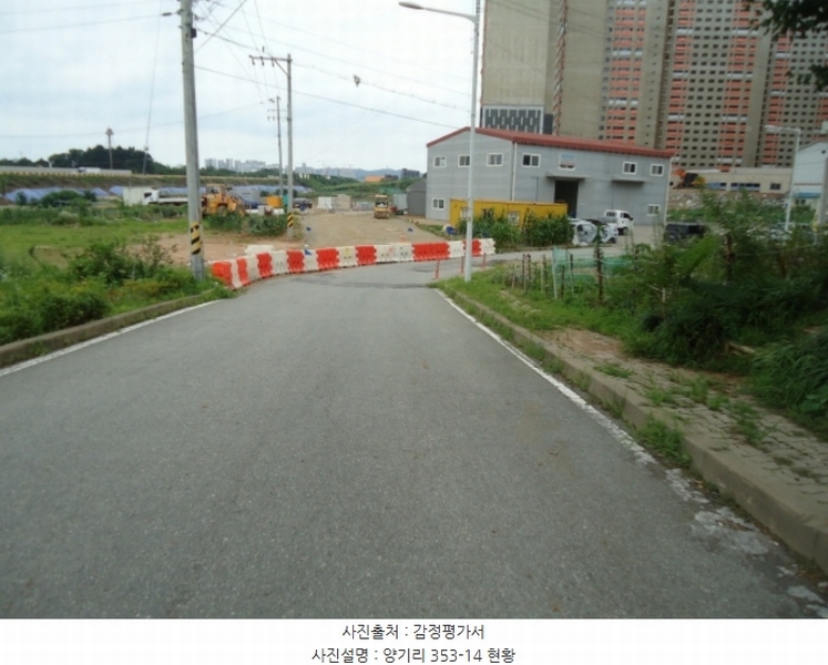 2024타경47624 경기도 안성시 공도읍 양기리 352-4 도로 경매 이미지