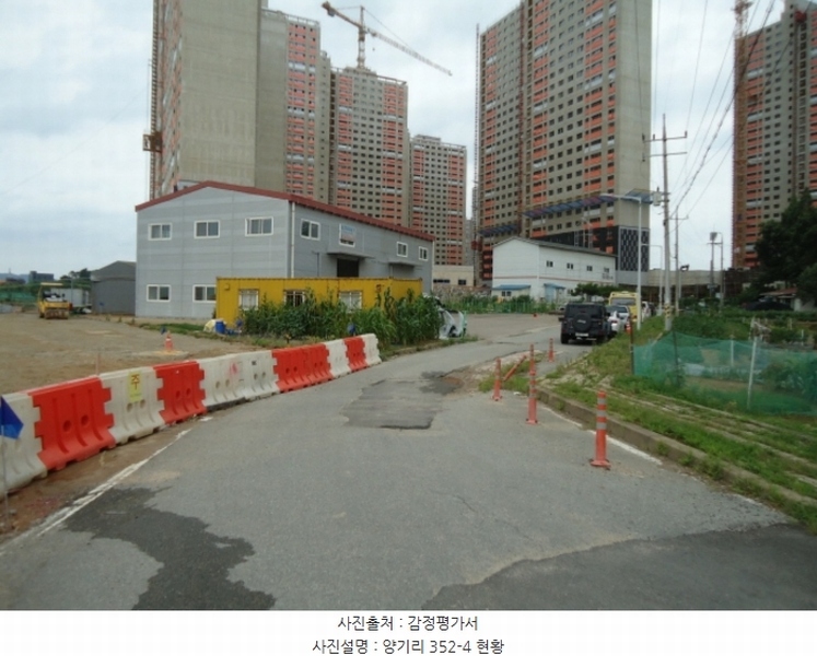 2024타경47624 경기도 안성시 공도읍 양기리 352-4 도로 경매 이미지