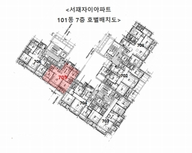 2024타경52305 경기도 평택시 서재로 36, 서재자이아파트 101동 7층 705호 아파트[공급24평형] 경매 이미지