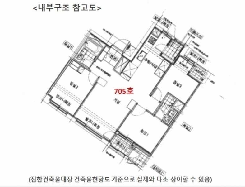 2024타경52305 경기도 평택시 서재로 36, 서재자이아파트 101동 7층 705호 아파트[공급24평형] 경매 이미지