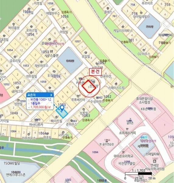 2024타경52343 경기도 평택시 비전동 1061-3 대지 경매 이미지