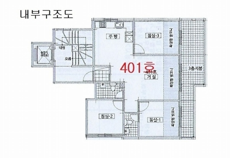 2024타경52381 경기도 평택시 평택5로34번길 51, 뉴현대팰리스 4층 401호 다세대(빌라)[공급22평형] 경매 이미지