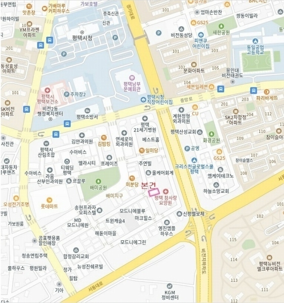 2024타경52381 경기도 평택시 평택5로34번길 51, 뉴현대팰리스 4층 401호 다세대(빌라)[공급22평형] 경매 이미지