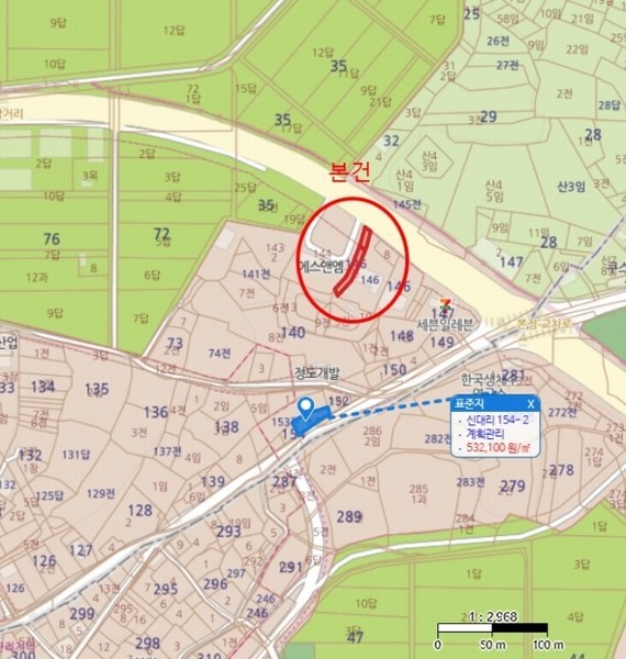 2024타경55038 경기도 평택시 팽성읍 신대리 146-2 농지 경매 이미지
