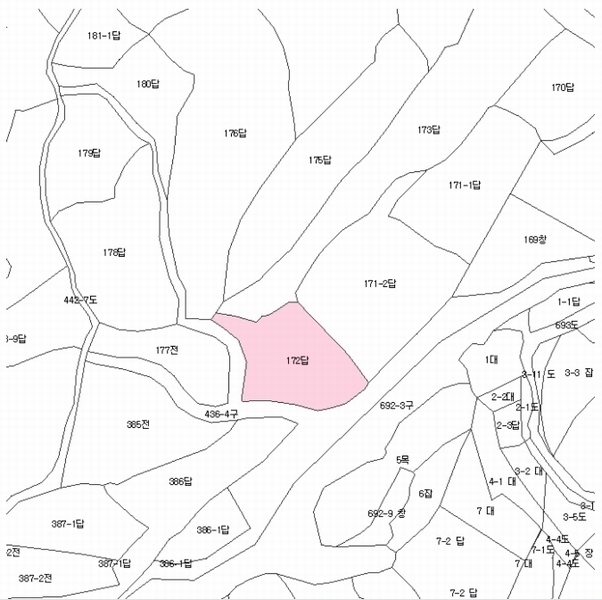 2024타경55298 경기도 안성시 대덕면 소내리 172 농지 경매 이미지