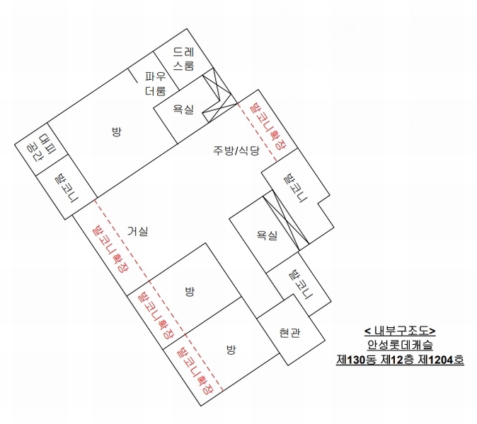 2024타경55861 경기도 안성시 대덕면 서동대로 4725, 안성롯데캐슬 130동 12층 1204호 아파트[공급30평형] 경매 이미지