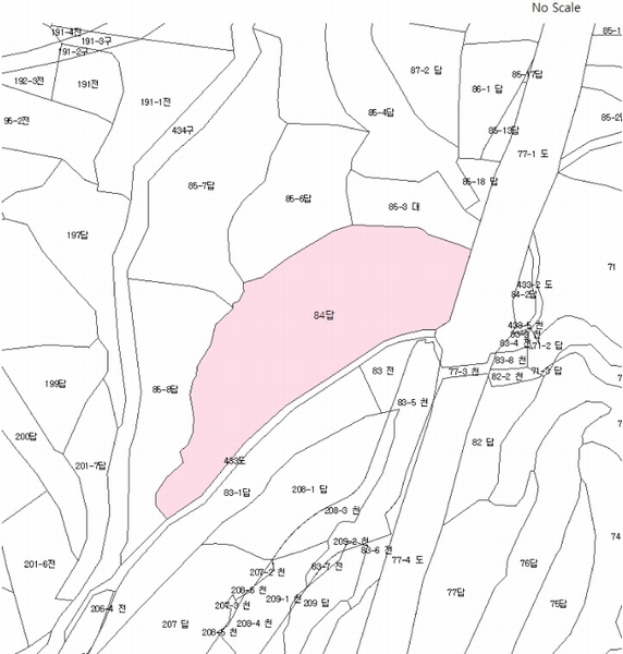 2024타경55915 경기도 평택시 청북읍 현곡리 84 농지 경매 이미지